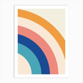 Rainbow Circle Art Print