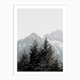 Forest And Mountains Art Print