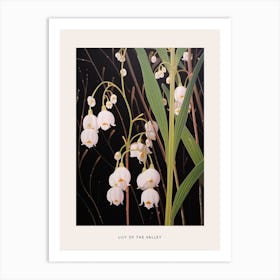 Flower Illustration Lily Of The Valley 1 Poster Art Print