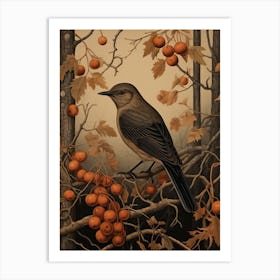 Dark And Moody Botanical Dipper 1 Art Print