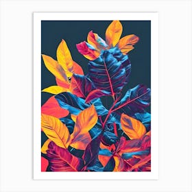 Colorful Leaves 4 Art Print