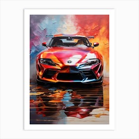 Toyota Supra 4 Art Print