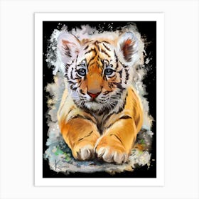 Tiger Cub Art Print