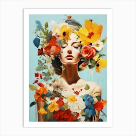 Flower Girl Art Print