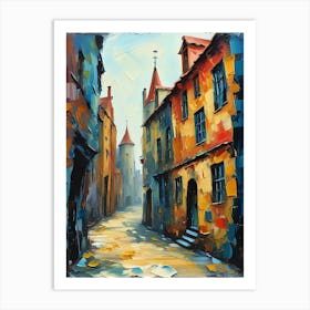 Street In The Old Town Art Print