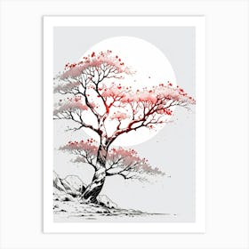 Sakura Tree Art Print