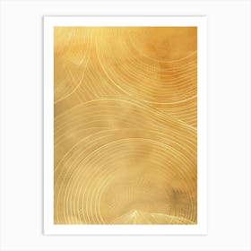 Gold Abstract Background Art Print