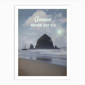 Never Say Die Art Print