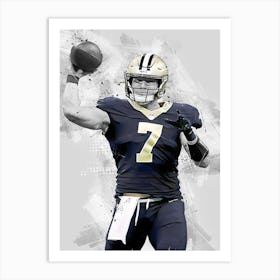 Taysom Hill New Orleans Saints Art Print