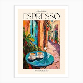 Bologna Espresso Made In Italy 4 Poster Art Print