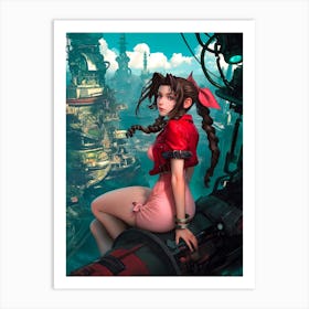 Aerith FFVII Art Print