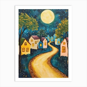 Village Houses (6) Art Print