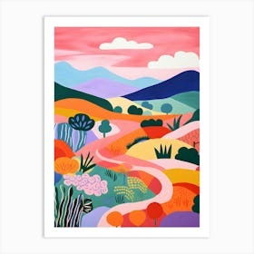 Landscape Painting 6 Art Print