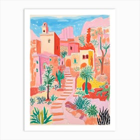 Riyadh, Dreamy Storybook Illustration 5 Art Print