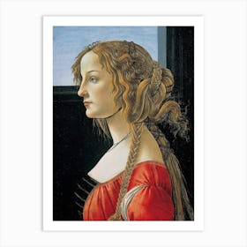 Sandro Botticelli Woman With Long Hair Art Print