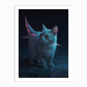 Cat With A Tail Art Print