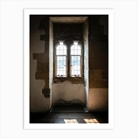 Shadow of old window // London Travel Photography 1 Art Print