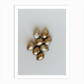 Gold Eggs Art Print