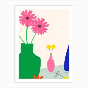 The Flower Stall 2 Art Print