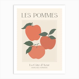 Les Pommes Art Print