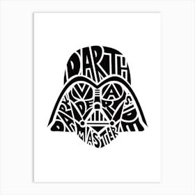 Dafth Vader Art Print