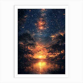 Night Sky 23 Art Print