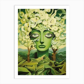 The Green Mesmerist Art Print