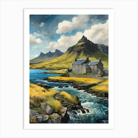 House By The Sea Art Print