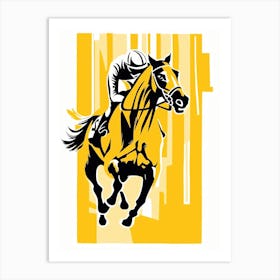 Horse Racing Art Print