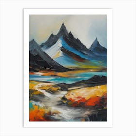 Scotland Mountains Art Print