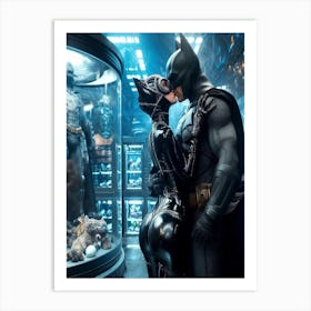 Batman And Catwoman Art Print