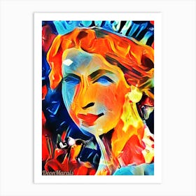 Queen Elizabeth Ii 2 Art Print