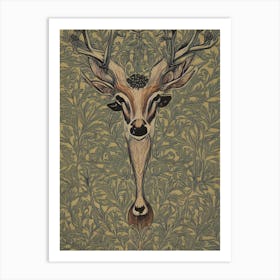 Deer Head 1 Art Print