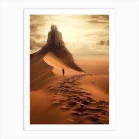 Dune Sand Castle Art Print