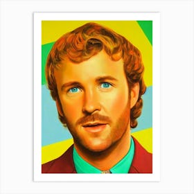 Chris O'Donnell Colourful Pop Movies Art Movies Art Print