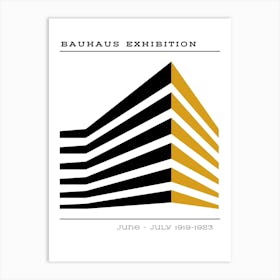 Bauhaus Yellow Exhibition 2 Art Print