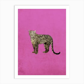 Standing Leopard Art Print
