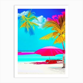 Bahamas Beach Pop Art Photography Tropical Destination Art Print