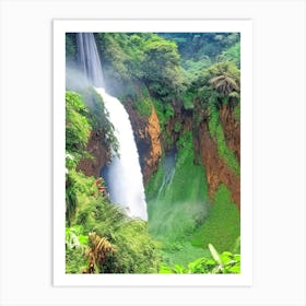 Sipi Falls, Uganda Majestic, Beautiful & Classic (1) Art Print