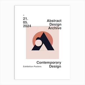 Abstract Design Archive Poster 17 Art Print