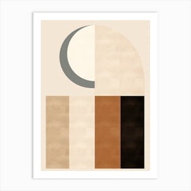 Moon And The Stars, Bauhaus Art Print