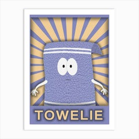 southpark Towelie Art Print