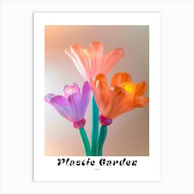 Dreamy Inflatable Flowers Poster Fuchsia 1 Art Print