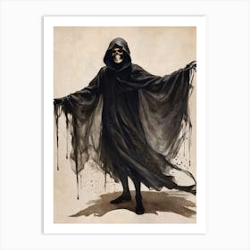 Dance With Death Skeleton Painting (74) Art Print