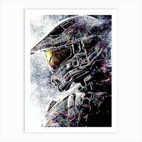 Halo chief 1 Art Print