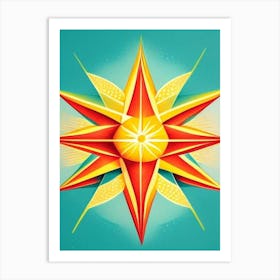 Binary Star Vintage Sketch Space Art Print