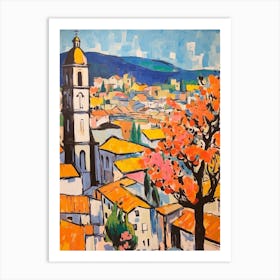 Arezzo Italy 4 Fauvist Painting Art Print