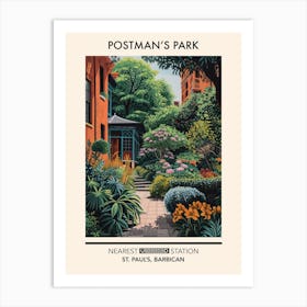 Postman S Park London Parks Garden 1 Art Print