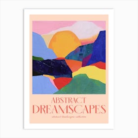 Abstract Dreamscapes Landscape Collection 07 Art Print