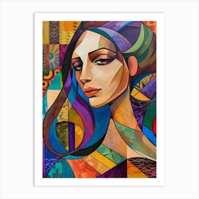 Abstract Of A Woman 5 Art Print